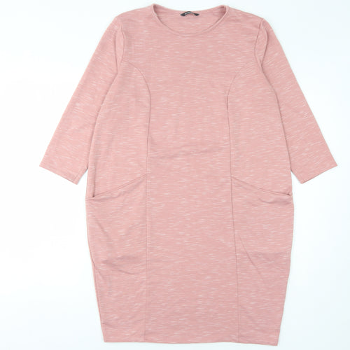 Roman Women’s Pink Casual Dress Size 10 with Pockets