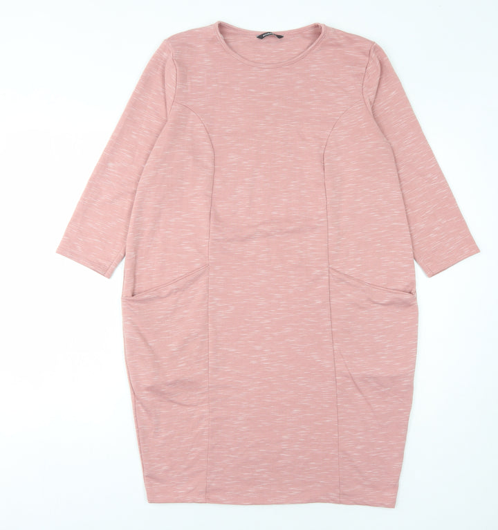 Roman Women's Pink Dress Size 10 with Pockets