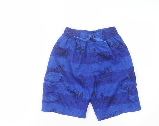 Mountain Warehouse Boys Blue Cargo Shorts 7-8 Years