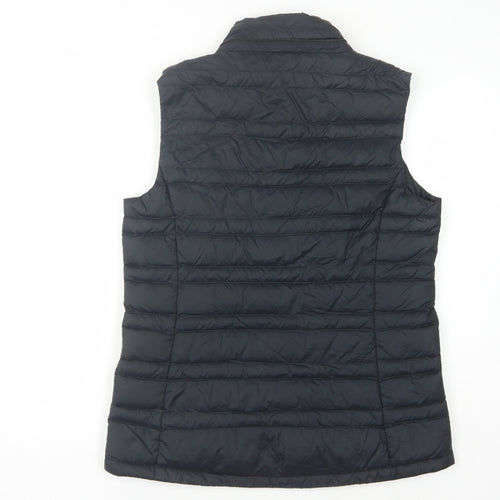 Macpac Women's Black Down Waistcoat Size 10 with Logo