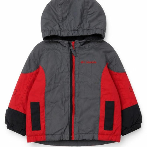 Columbia Unisex Baby Puffer Jacket Grey/Red 18 Months - Winter