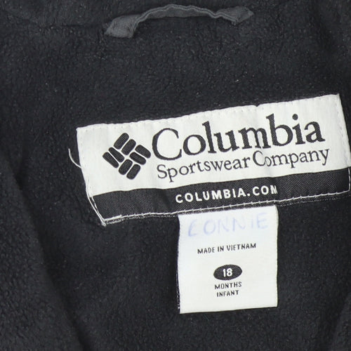 Columbia Unisex Baby Puffer Jacket Grey/Red 18 Months - Winter