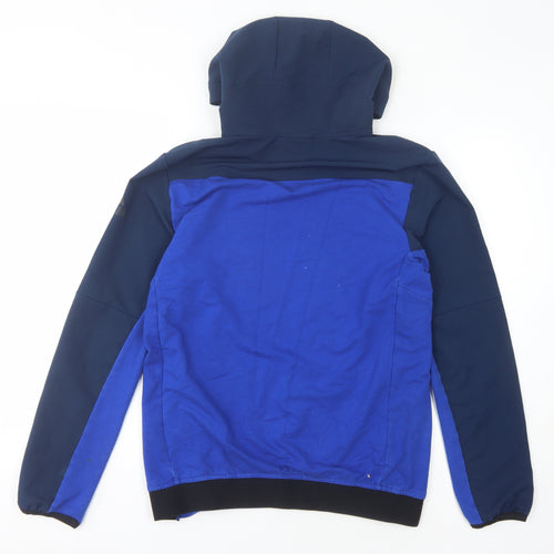 Adidas Men's Blue Pullover Hoodie S with Logo