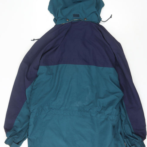 Vango Men's Blue Hooded Parka Jacket Size L