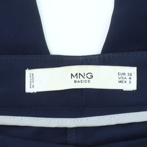 MNG Women's Blue Trousers UK 8 Classic Style
