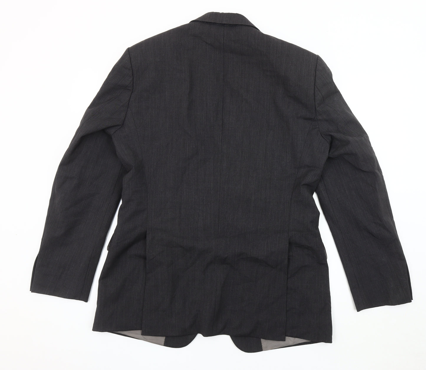 Hugo Boss Grey Wool Blazer Jacket Men's Size 46