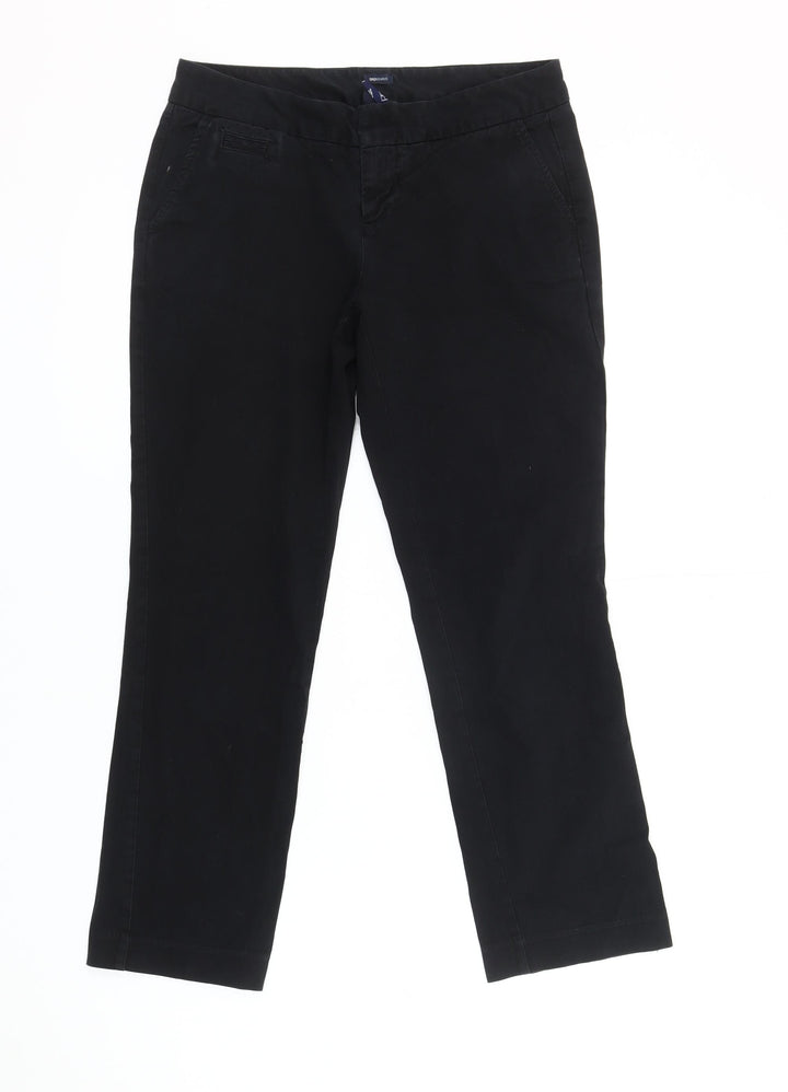 Gap Women’s Black Cotton Trousers Size 6