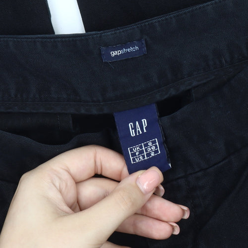 Gap Women’s Black Cotton Trousers Size 6