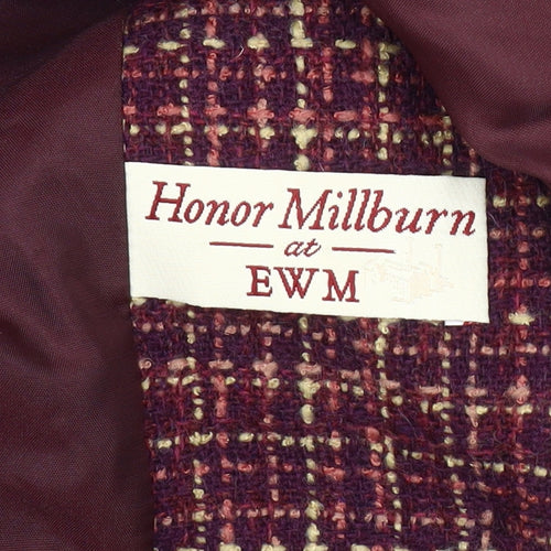 Honor Millburn Women's Multicoloured Check Blazer Size 16