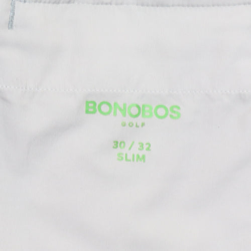 Bonobos Men's Grey Slim Fit Trousers 30/32