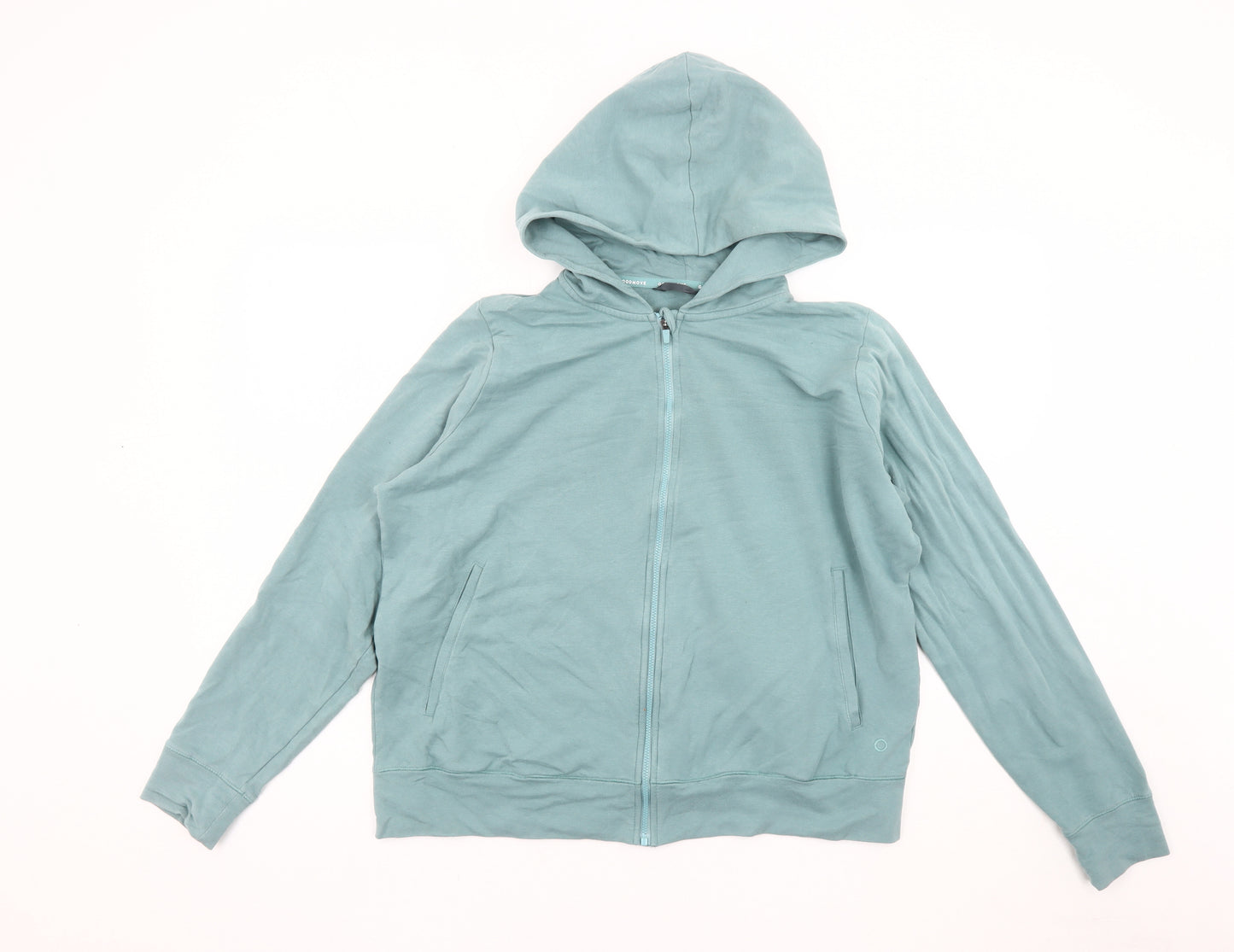 Marks and Spencer Women’s Aqua Hooded Jacket Size 14