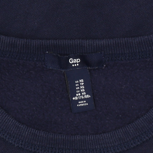 GAP Men's Blue XS Pullover Sweatshirt with Logo