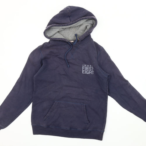 Jack Wills Unisex Blue Pullover Hoodie Size 10