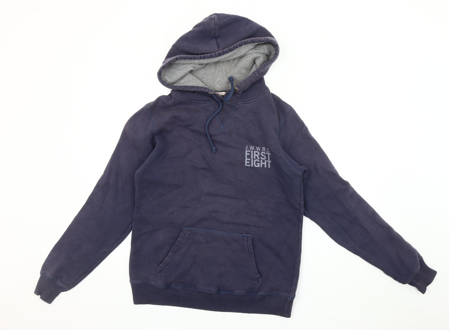Jack Wills Unisex Blue Pullover Hoodie Size 10