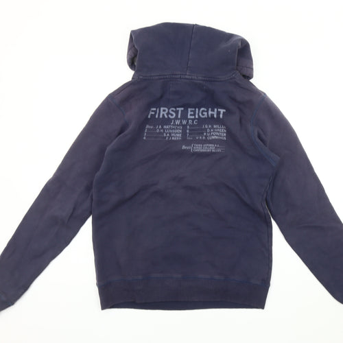 Jack Wills Unisex Blue Pullover Hoodie Size 10