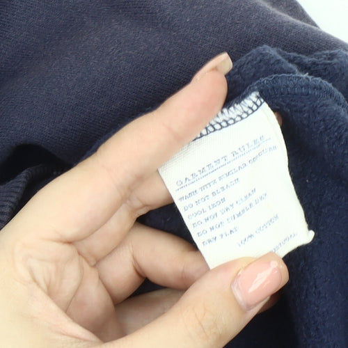 Jack Wills Unisex Blue Pullover Hoodie Size 10