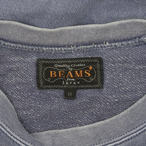 Beams Men's Blue Pullover Sweatshirt, Size M