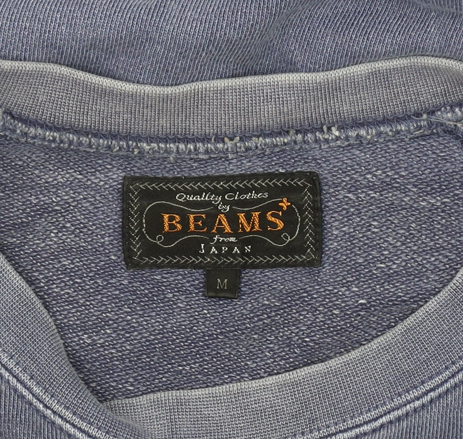 Beams Men's Blue Pullover Sweatshirt, Size M