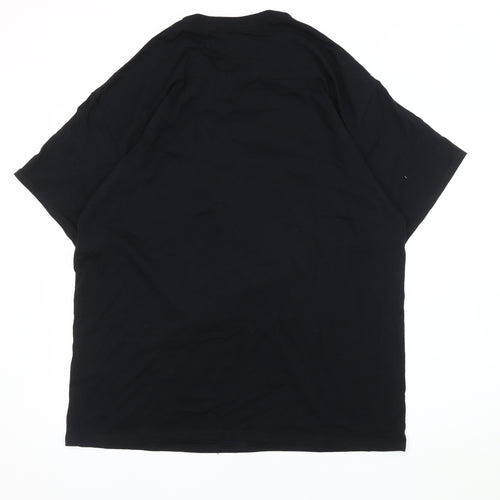 Barbie Black Unisex Medium T-Shirt, Short Sleeve, Graphic