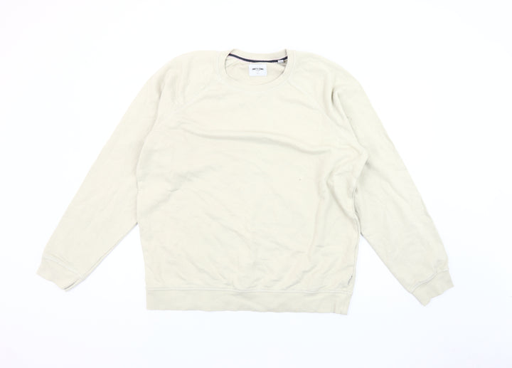 Only & Sons Men's Beige L Pullover Sweatshirt