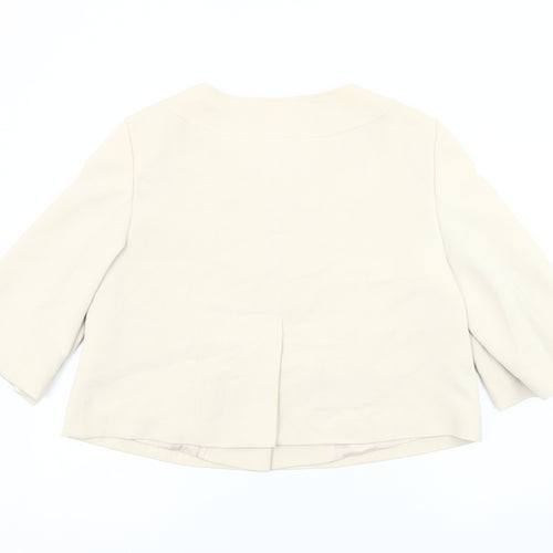 Kaliko Women's Ivory Blazer, Size 14, Lined