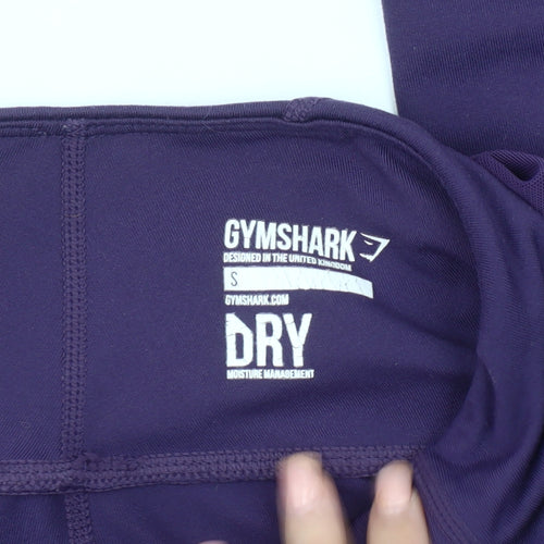 Gymshark Women's Purple Moisture Wicking Leggings S