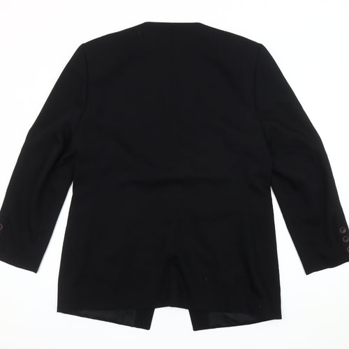 Bianca Women's Black Blazer Size 14 One-Button