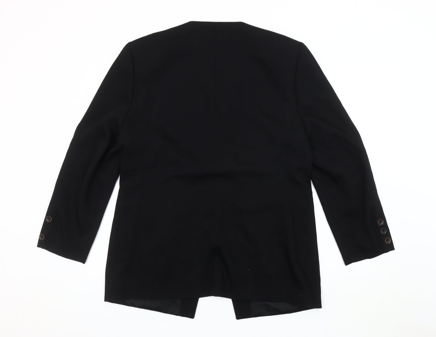 Bianca Women's Black Blazer Size 14 One-Button