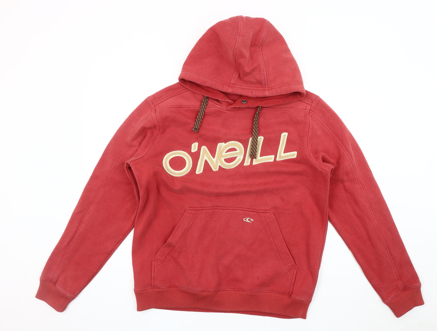 O'Neill Men's Red Pullover Hoodie L - Logo, Fleece, Casual