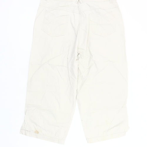 Softwear Women's Ivory Casual Trousers Size 14