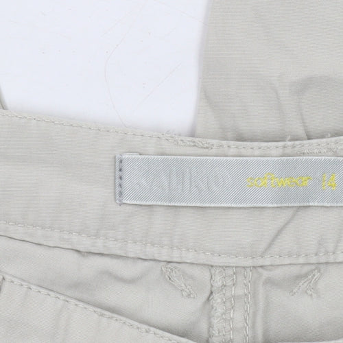 Softwear Women's Ivory Casual Trousers Size 14