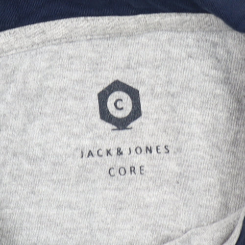 Jack & Jones Grey Men’s Polo Shirt Size L