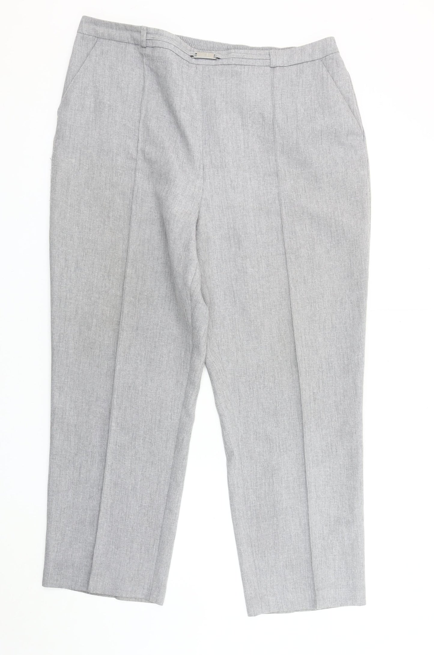 Honor Millburn Women's Grey Regular Trousers