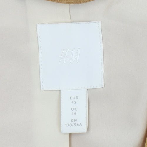 H&M Women’s Yellow Double-Breasted Blazer