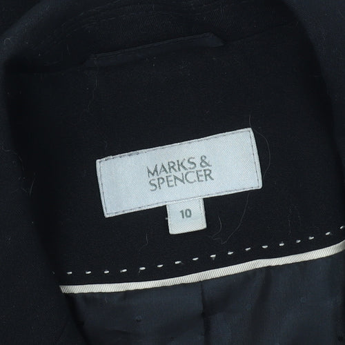 Marks and Spencer Women's Black Blazer, Size 10