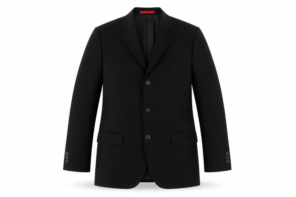 Burton Men's Black Regular Fit Blazer 38