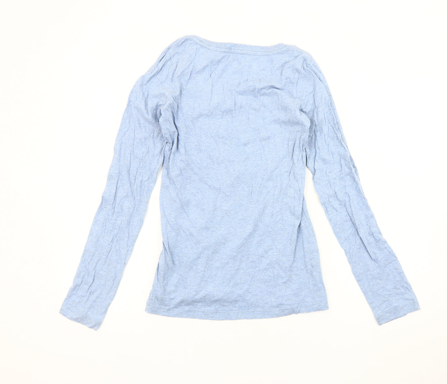 FatFace Women's Blue Long Sleeve Basic T-Shirt