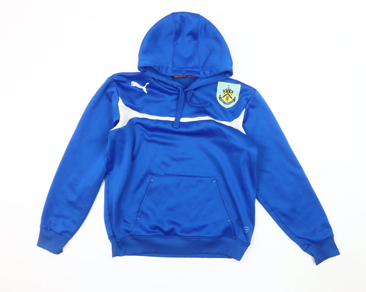 Puma Men's Blue S Pullover Hoodie with Logo