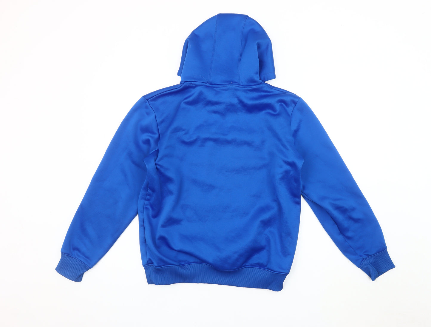 Puma Men's Blue S Pullover Hoodie with Logo