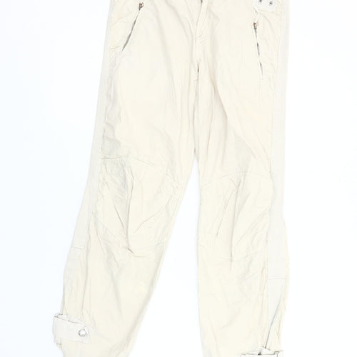 GAS Ivory Cargo Trousers Men’s 29 Regular Cotton