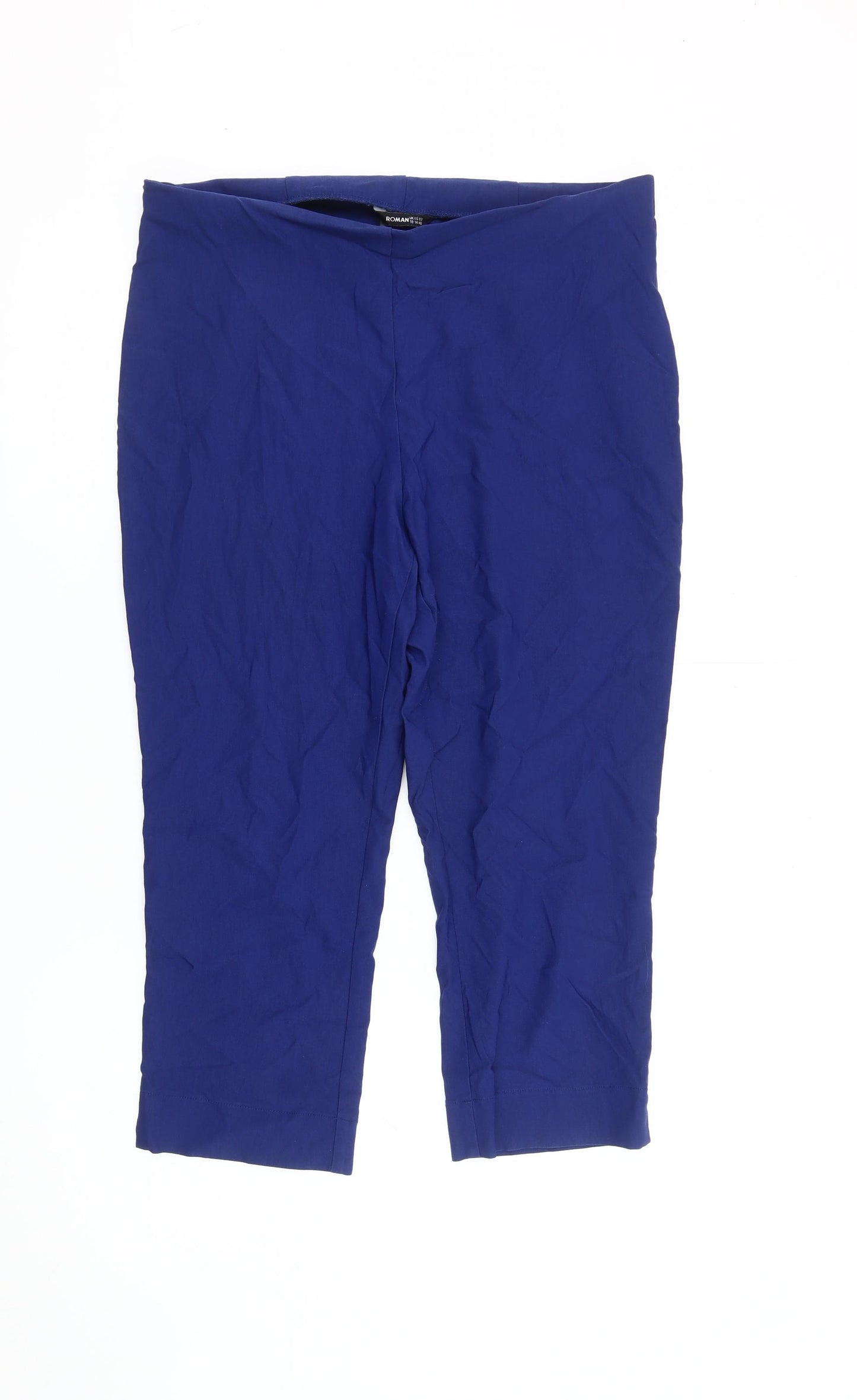 Roman Women’s Blue Cropped Trousers Size 18