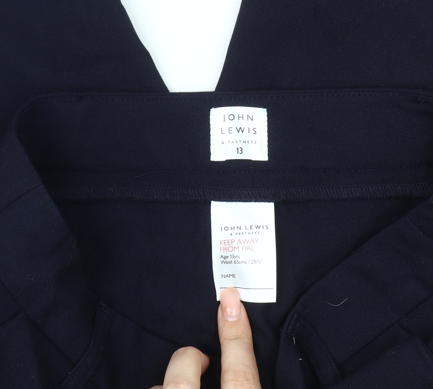John Lewis Boys Blue Dress Pants - 13 Years