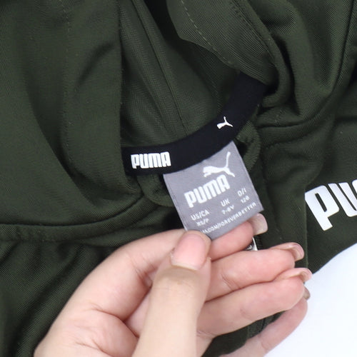Puma Boys Green Hooded Track Jacket Size 4