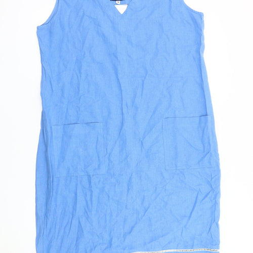 Yorkshire Trading Co. Women's Blue Sleeveless Dress