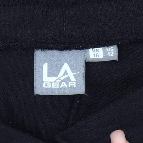 LA Gear Women's Black Jogger Trousers UK 16