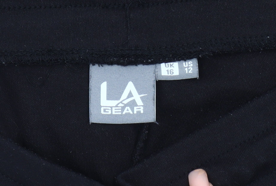 LA Gear Women's Black Jogger Trousers UK 16