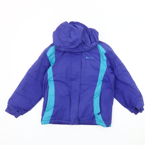 Mountain Warehouse Girls Blue Puffer Jacket 7-8 Years