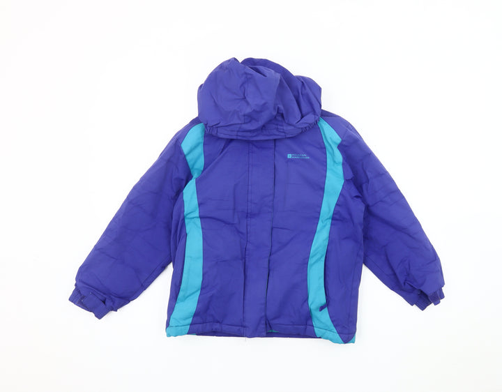 Mountain Warehouse Girls Blue Puffer Jacket 7-8 Years