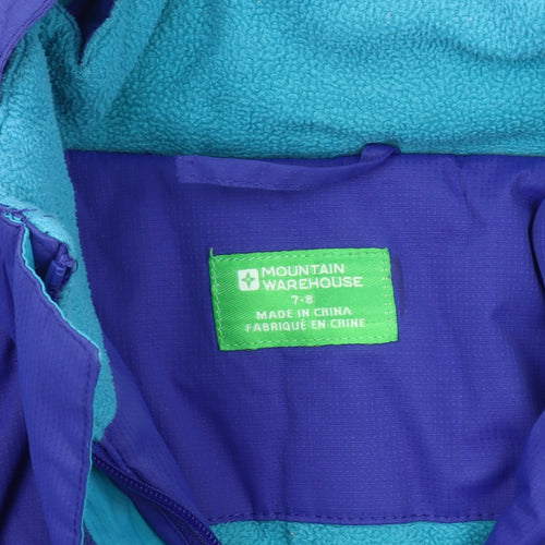 Mountain Warehouse Girls Blue Puffer Jacket 7-8 Years