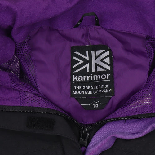 Karrimor Women's Black Anorak Jacket Size 10